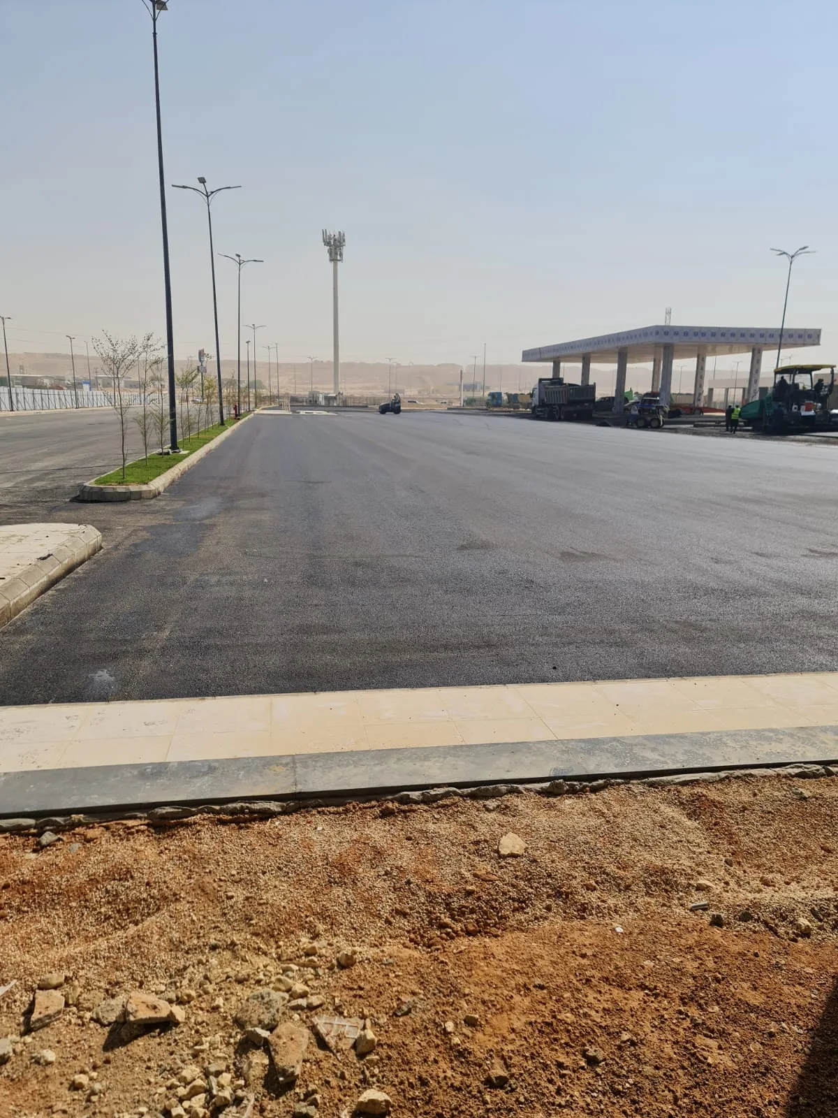 سفلتة الأحواش والساحات بالرياض